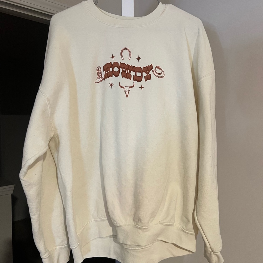 Cream Graphic Women’s Crewneck